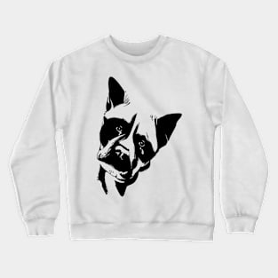 Dog crying Crewneck Sweatshirt